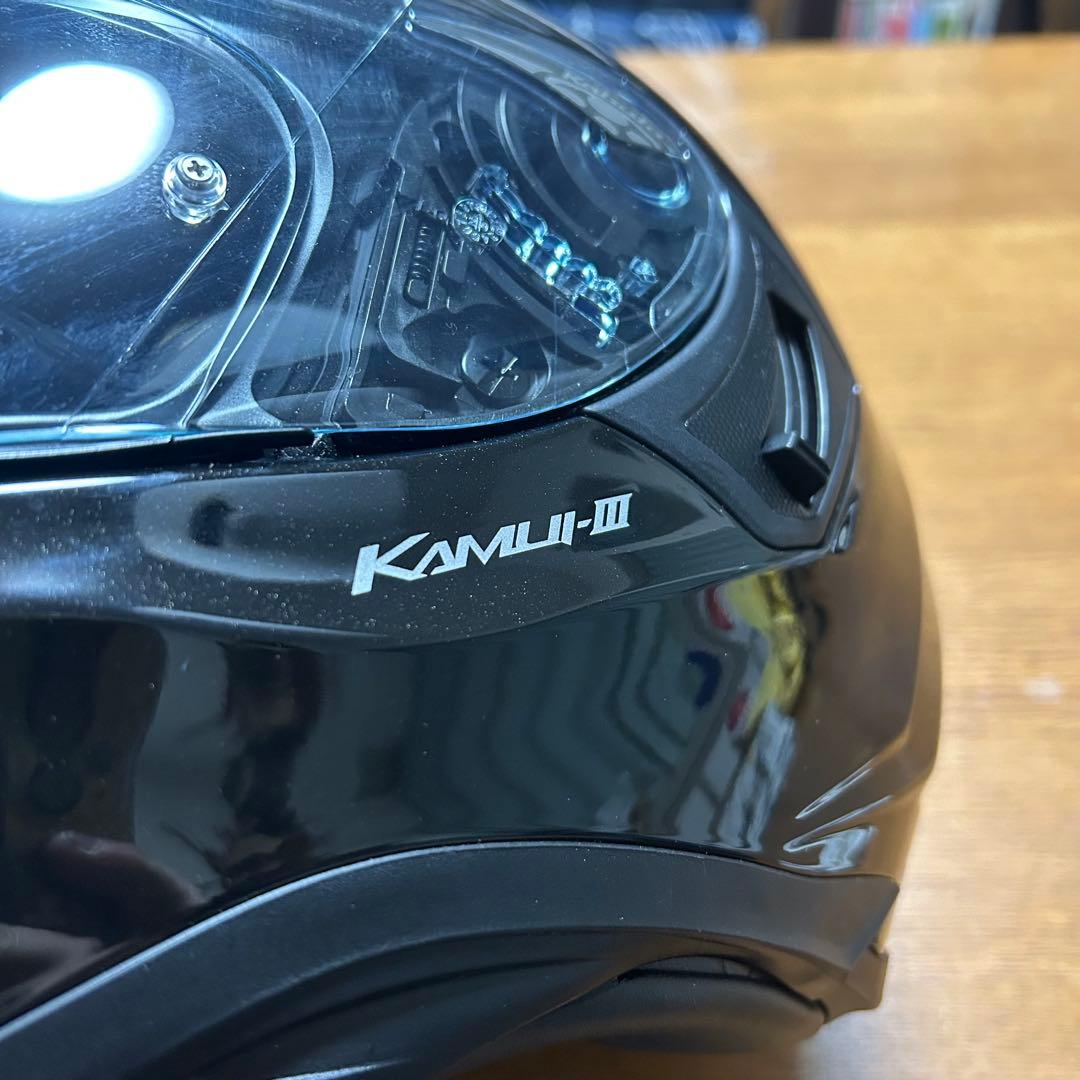 OGK Kabuto KAMUI 3 XL ブラックメタリック カブト カムイ３