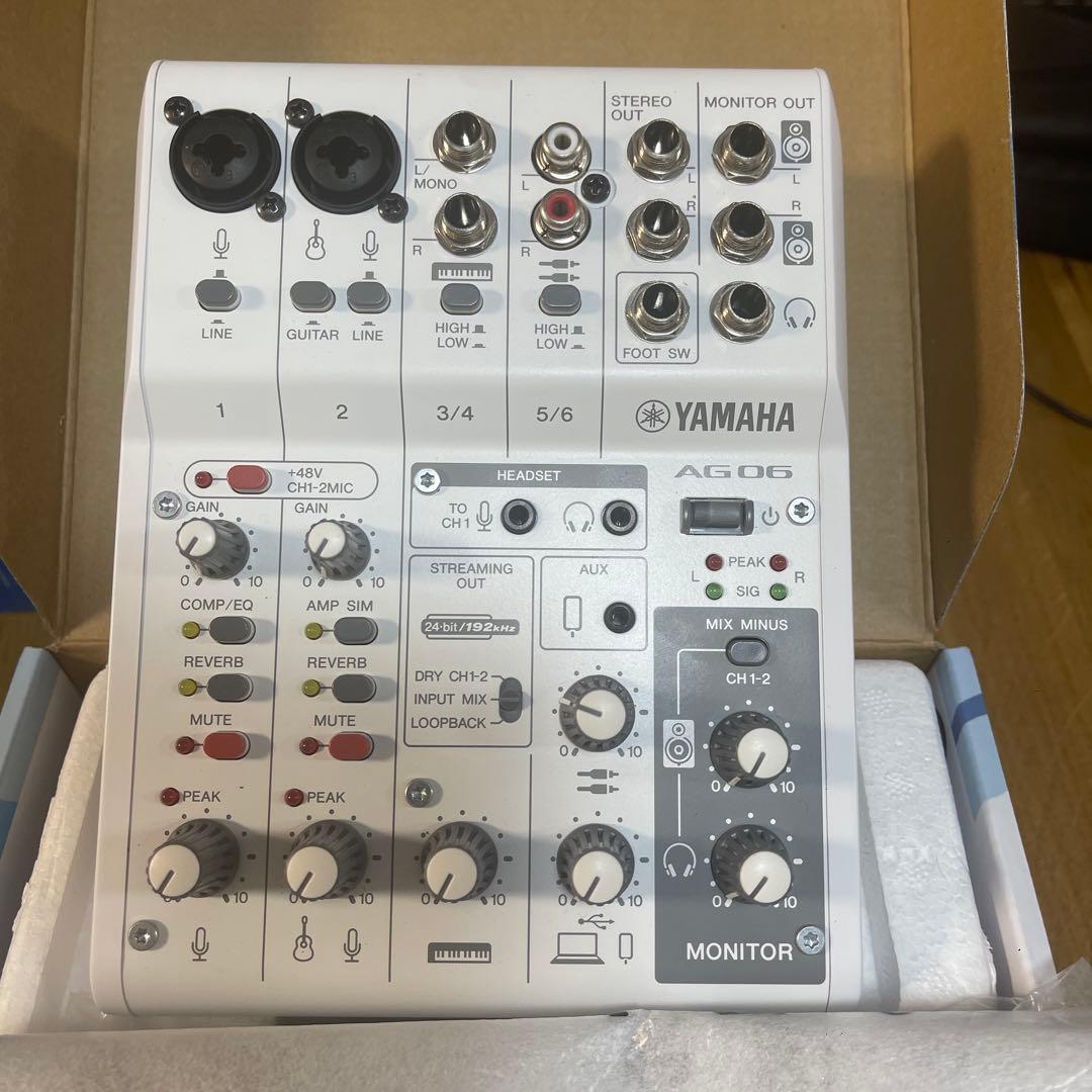 YAMAHA AG 06 MK2 ライブストリーミングミキサー