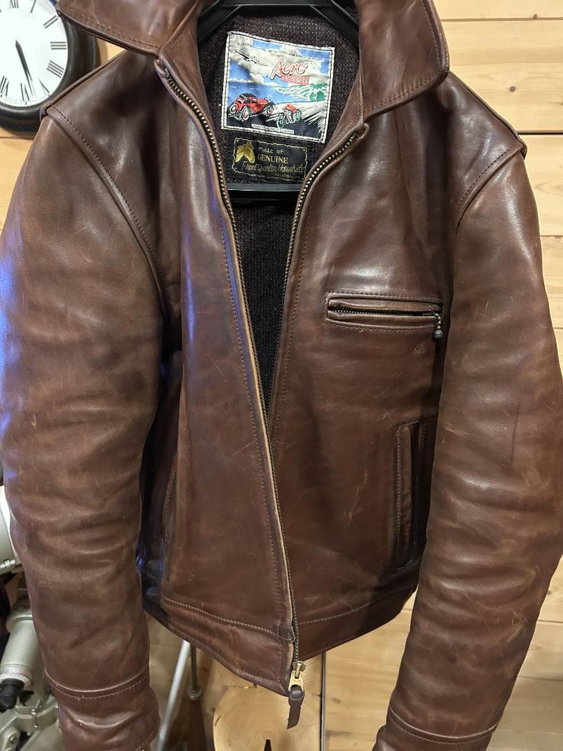 エアロ レザー Aero Leathers レザージャケット 36