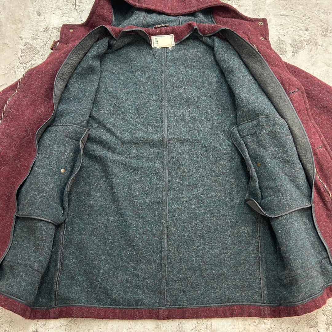 ぺ*パ様 70-80s　L.L.Bean　エルエルビーン　コート　古着　バーガン