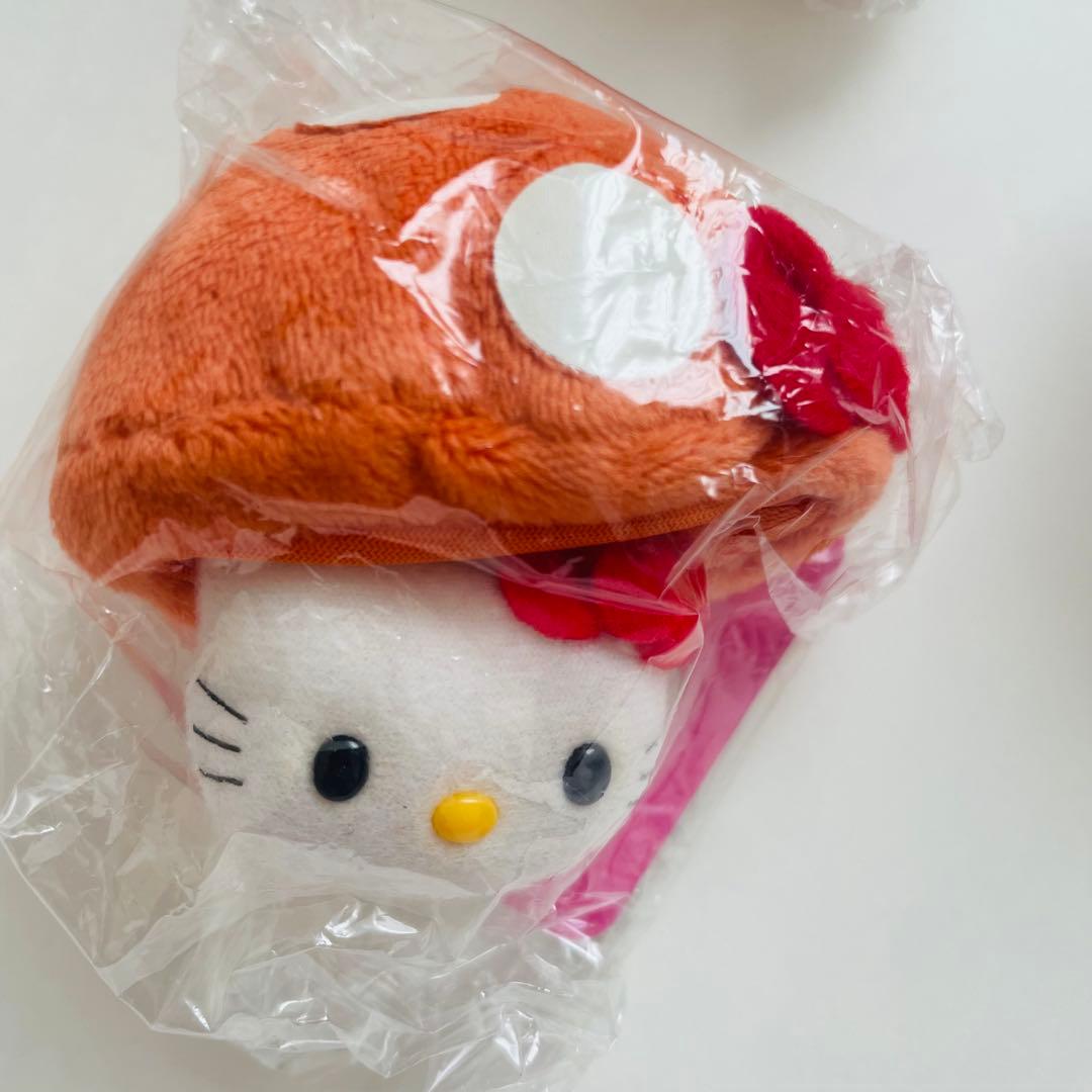 d*3様 ハローキティ きのこ　マスコット　ぬいぐるみ 3個セット　キーホルダー