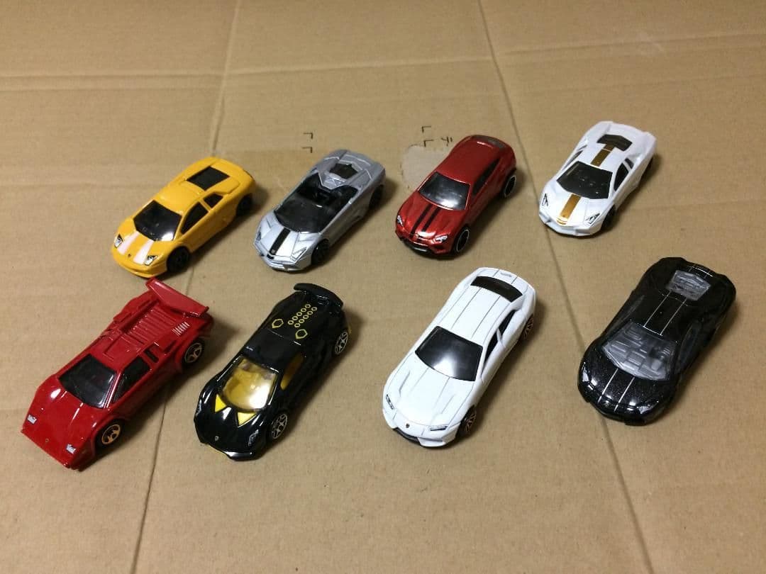 [全16種コンプ]トミカ+HWランボルギーニセット