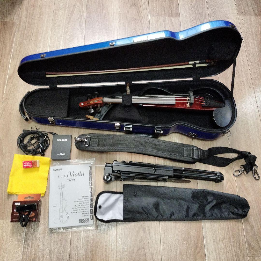 Yamaha Silent Violin YSV104　ハードケースチューナー付