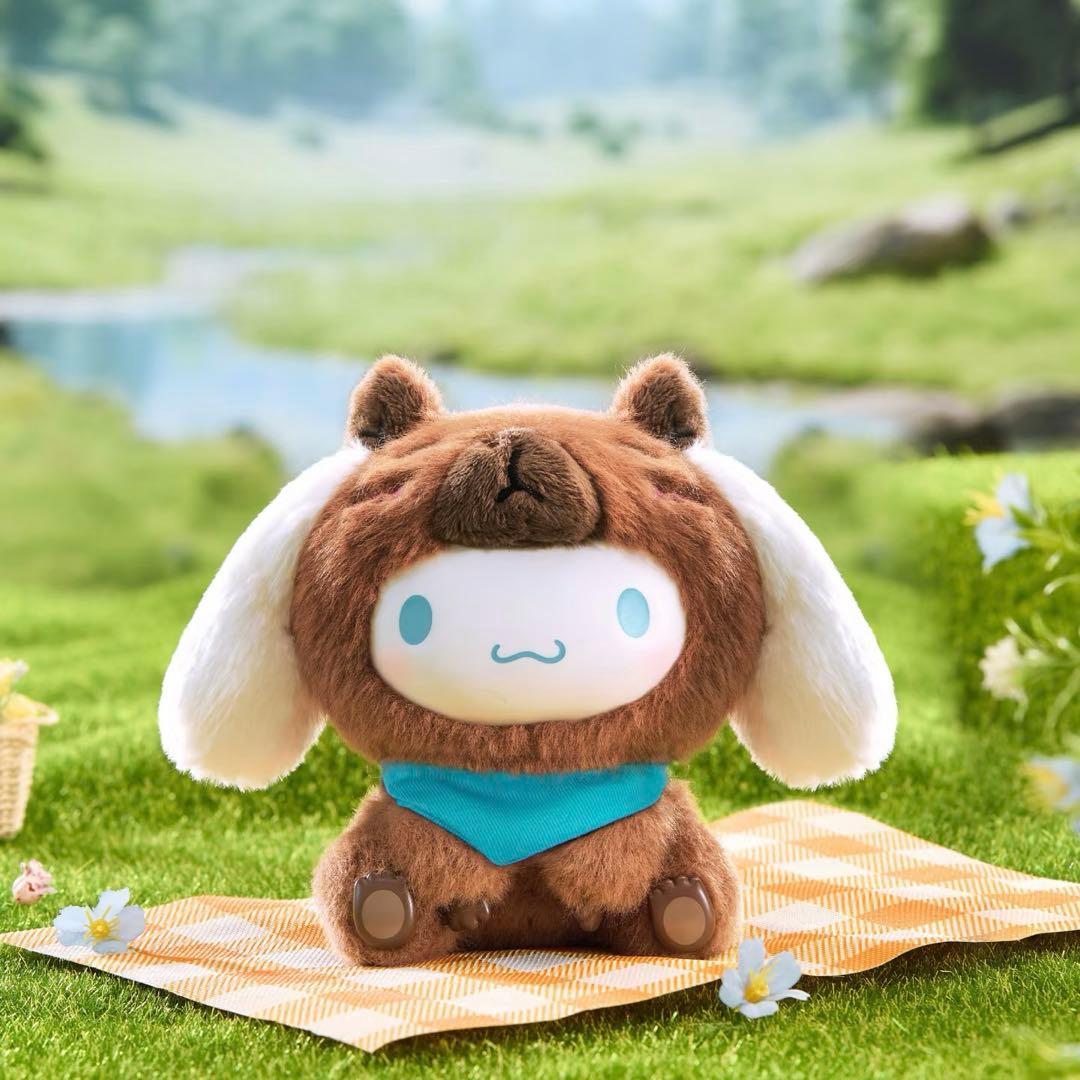 未開封品　MINISO サンリオ　カピバラ　ぬいぐるみチャーム　6点セット
