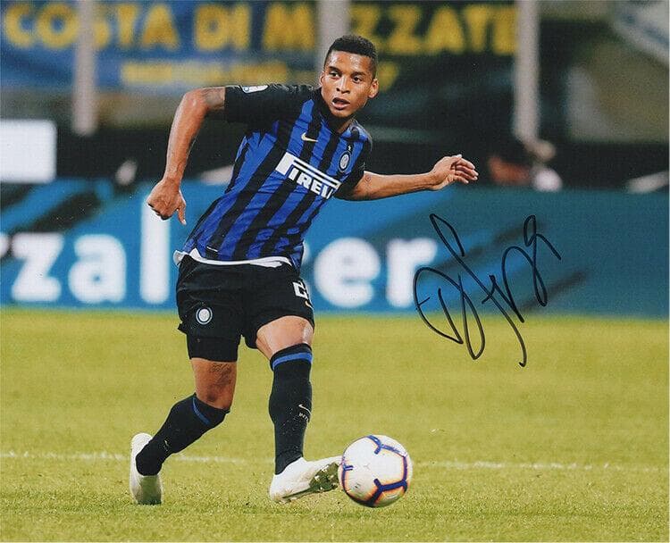 直筆サイン入り写真 ダウベルト・エンリケ ブラジルのサッカー選手 SA鑑定済