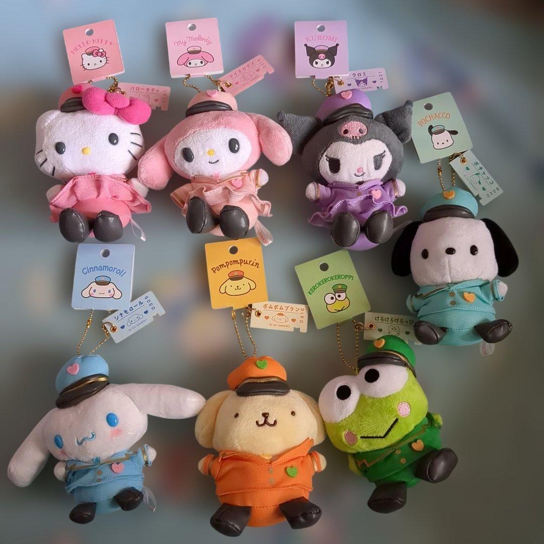 東京駅限定 サンリオキャラクターズぬいぐるみ7種類セット