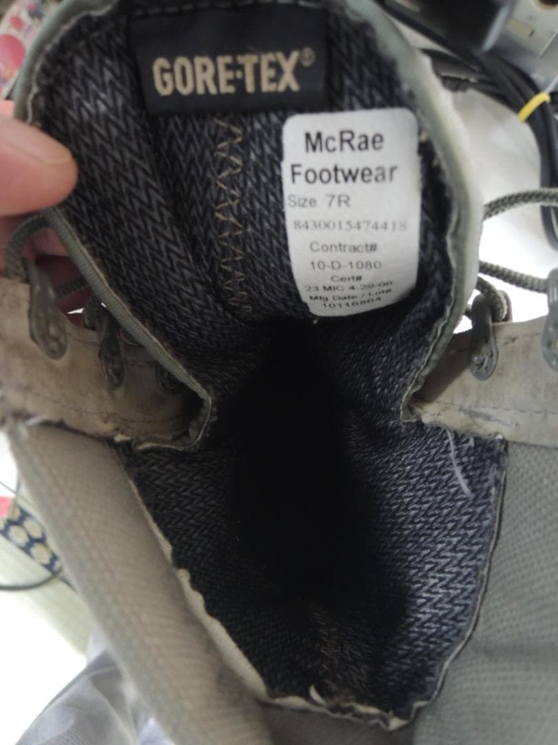 米軍ミリタリーブーツ 　Mc Rae Footwear GOAE-TEX