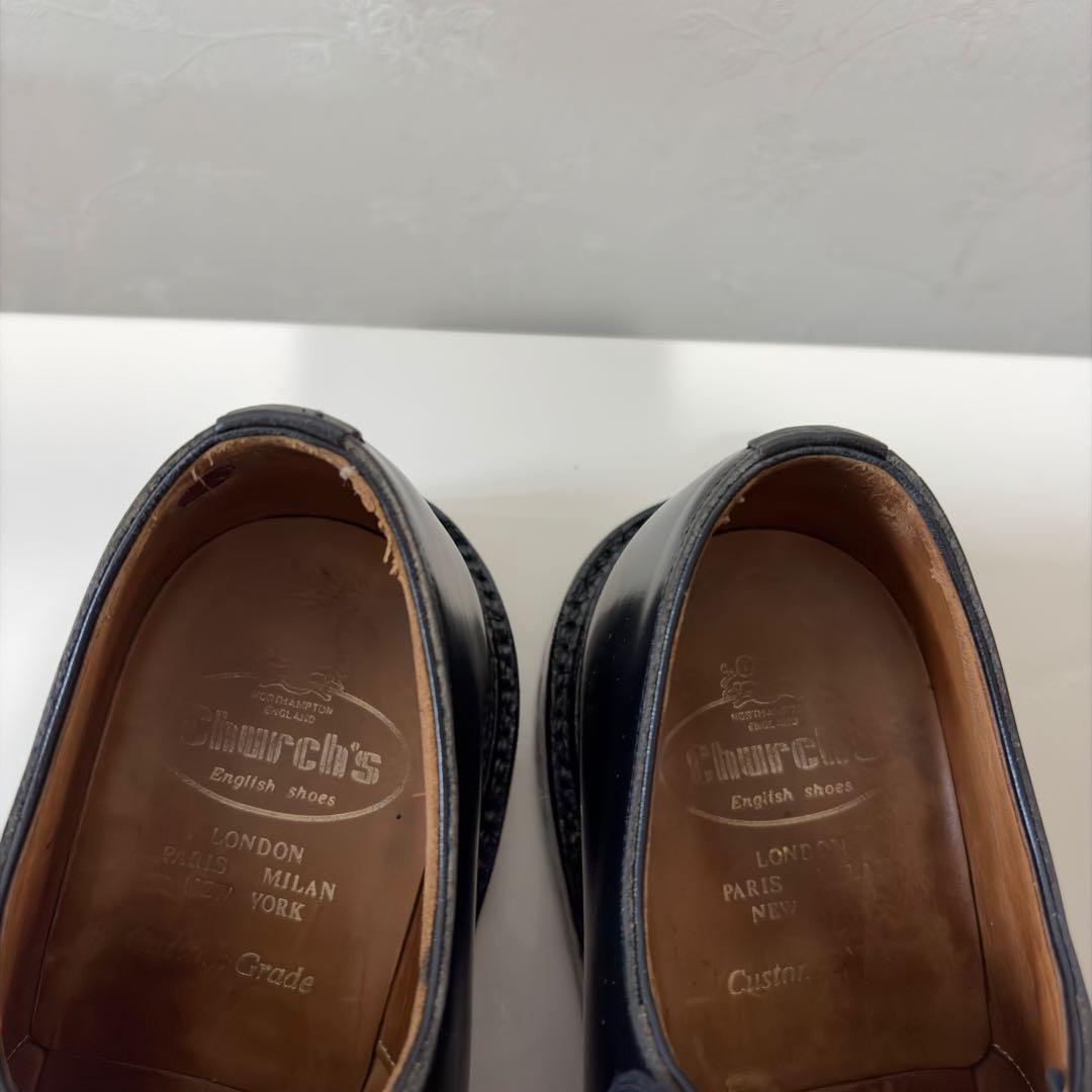 Church's チャーチ シャノン ポリッシュドバインダー 60F 103 黒