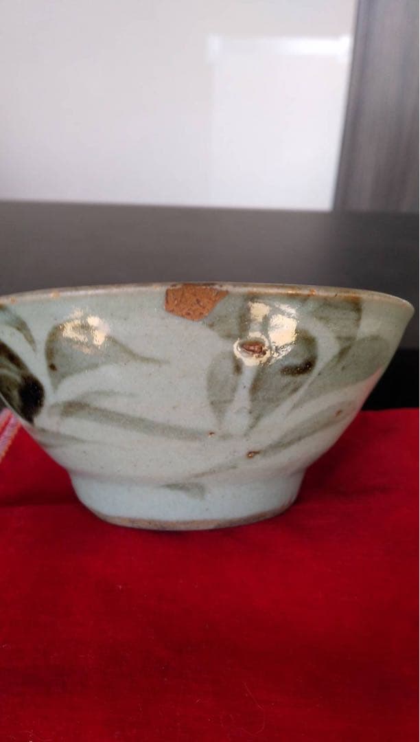 安南茶碗　古陶磁　くらわんか　青花　太白焼　中国美術　呉須