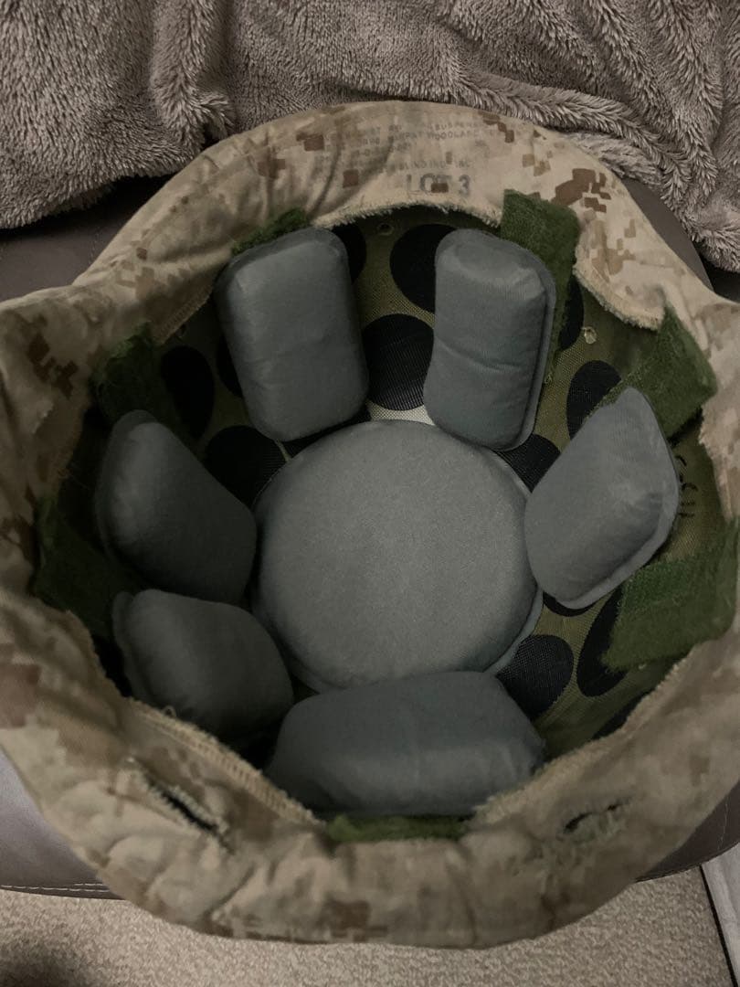 海兵隊LWH 海兵隊ヘルメット　実物品