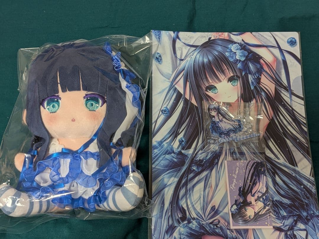 てぃんくる てぃんかーべる ブルーシエロぬいぐるみ お迎えプランクリアファイル