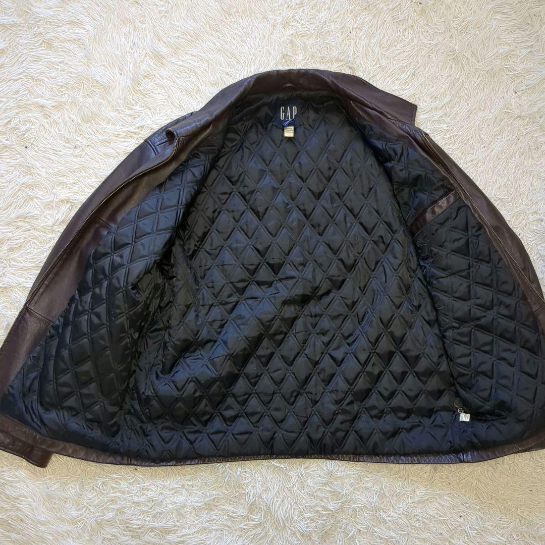 人気サイズ　OLD GAP オールドギャップ　カーコート　レザー　　XL