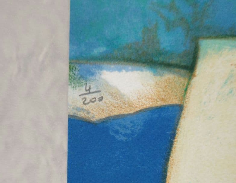 絵画　リトグラフ版画　シ―ト（マ−ジンなし）