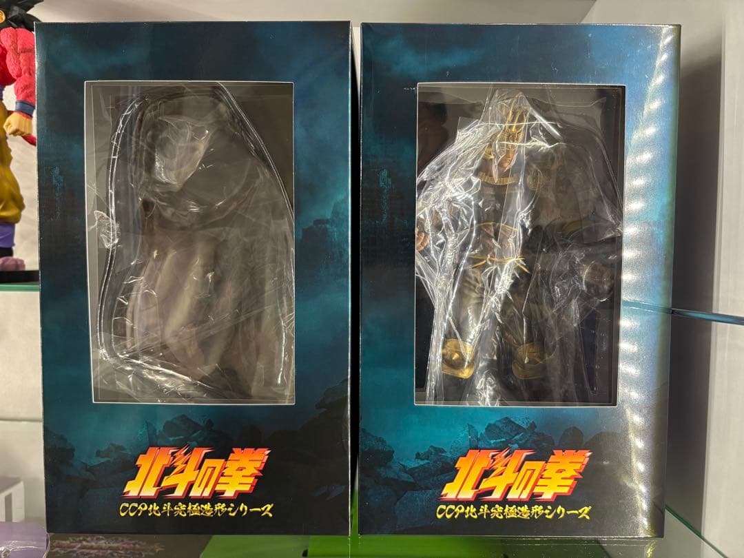 CCP 北斗の拳 ラオウ兜Ver.劇中版&フドウ 劇中版 購入特典付き 中古美品