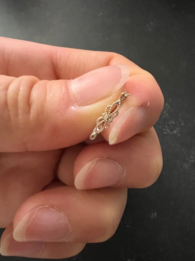 agete シルバーピアス　アガット