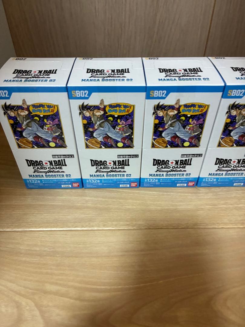 【新品未開封】ドラゴンボールカードmanga booster02 6box