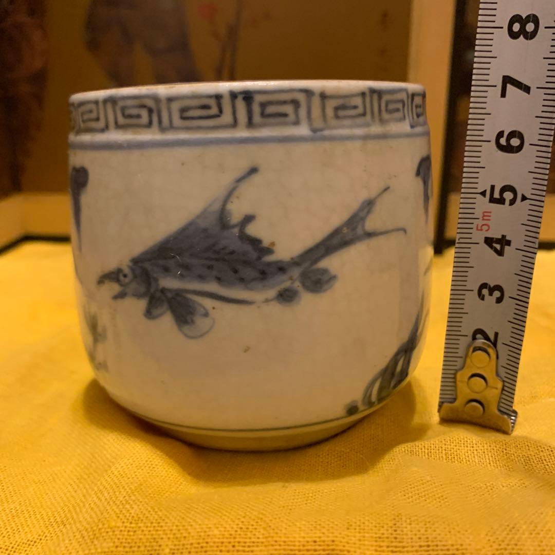 挿し香炉　李朝 染付　アンティーク