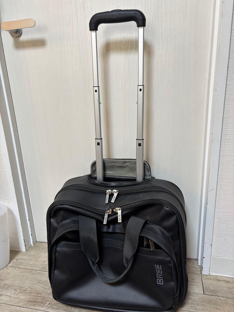 ドイツ　BREE ブリー製　ソフトキャリー　ビジネス　トラベル　ブラック