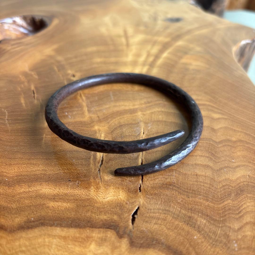 「象嵌入 鉄丸鐶」鉄石目 釜市 4代高木治良兵衛作 茶道具 共箱