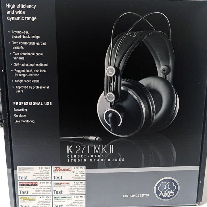 【美品】AKG K271 MKII スタジオ（モニター）ヘッドフォン