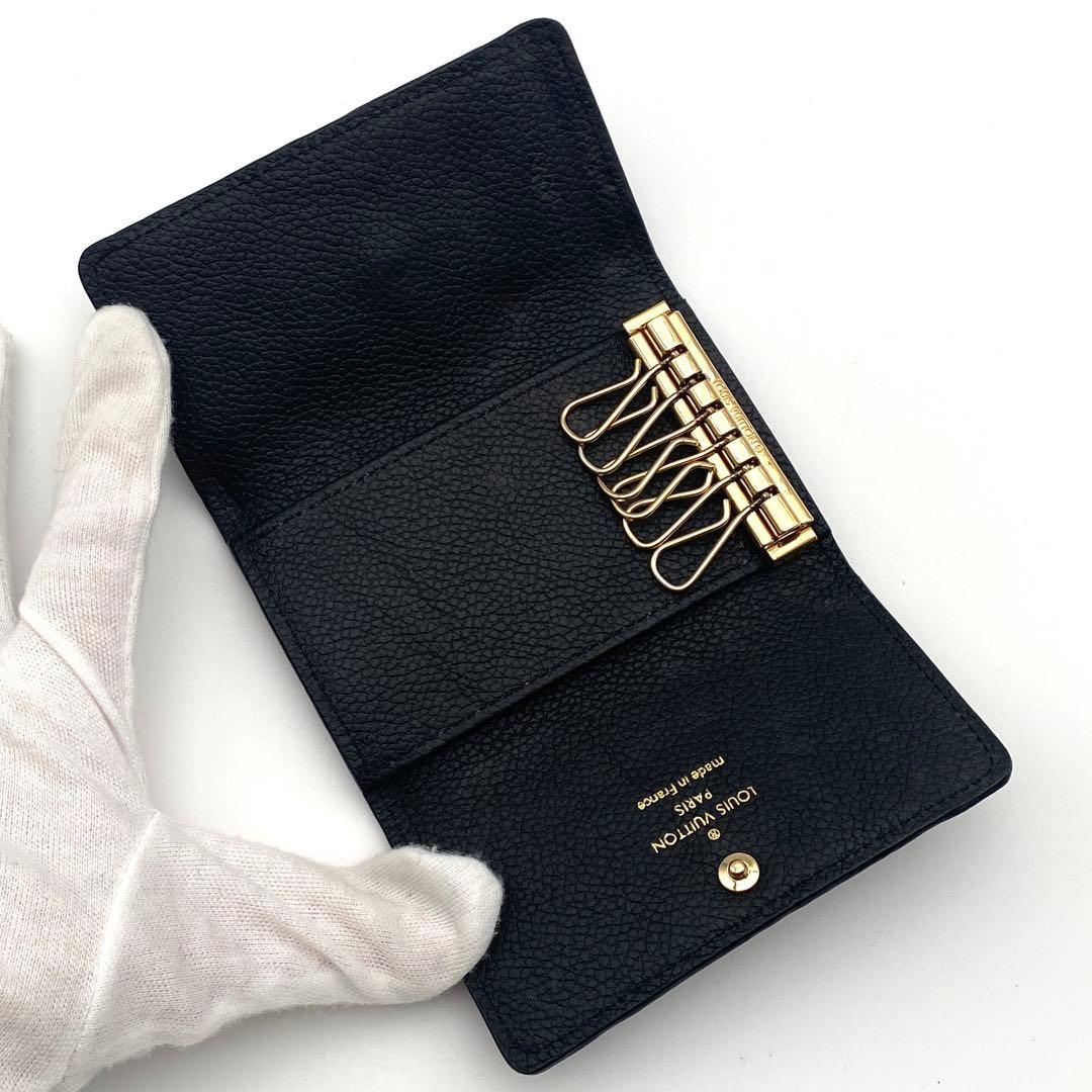 ルイヴィトン アンプラント ミュルティクレ6 ブラック キーケース RFID搭載