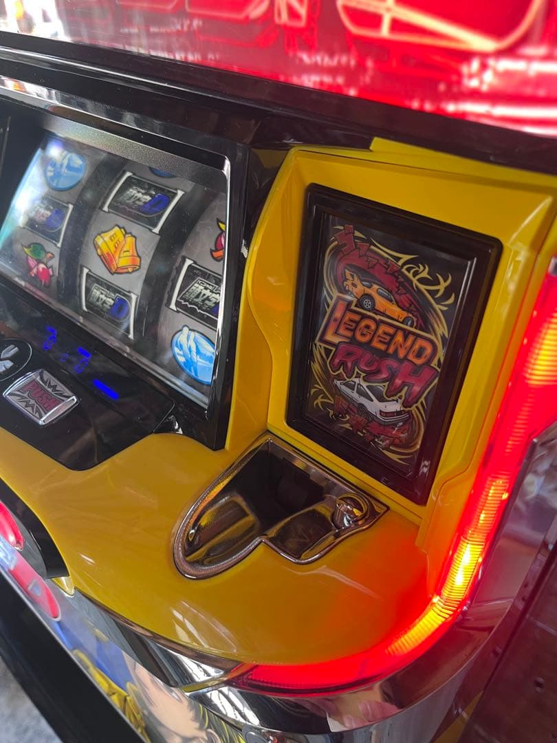 IMPACT BLUE スロットマシン 頭文字D