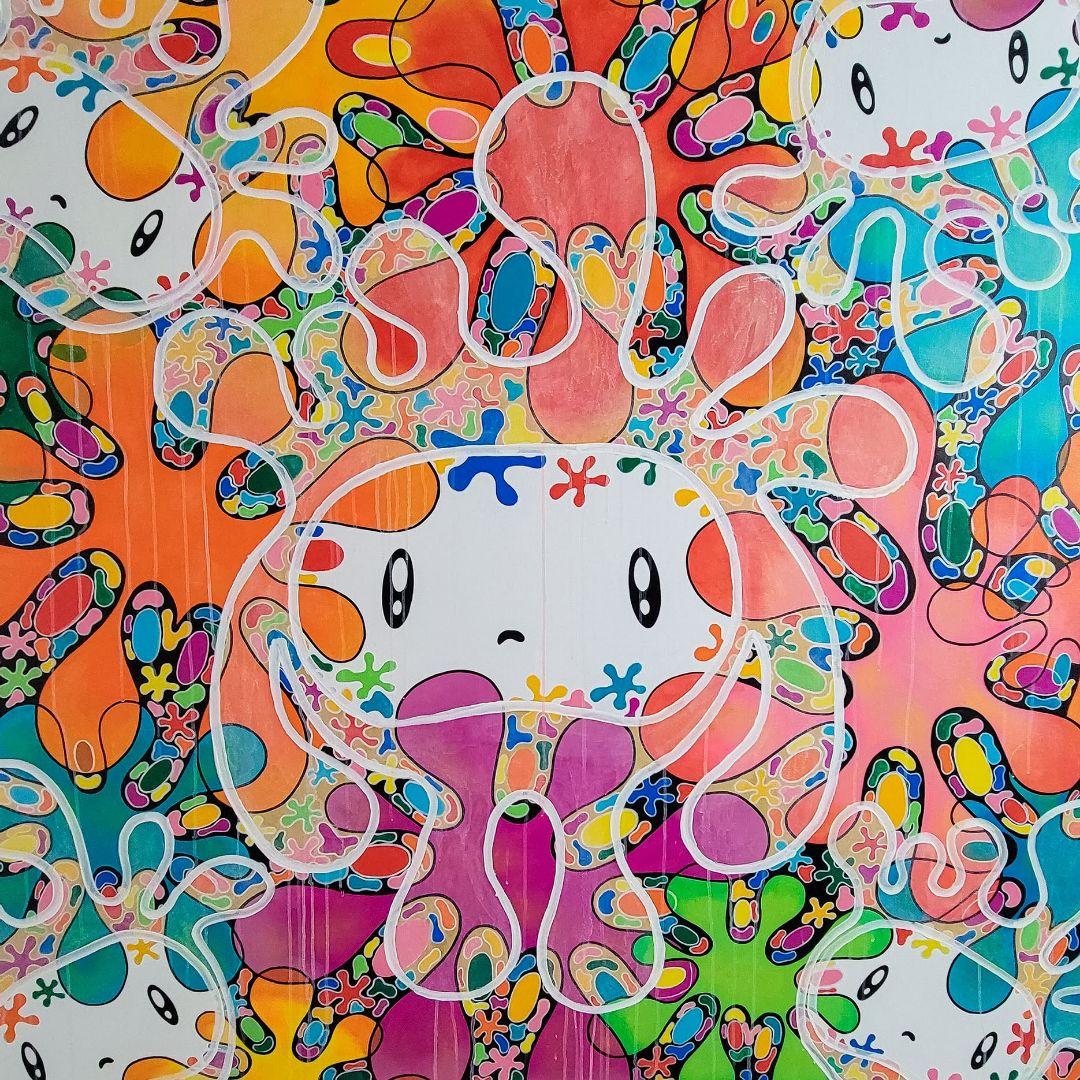 ★鈴木哲也★S100(1620×1620mm)アクリル原画★送料無料#124