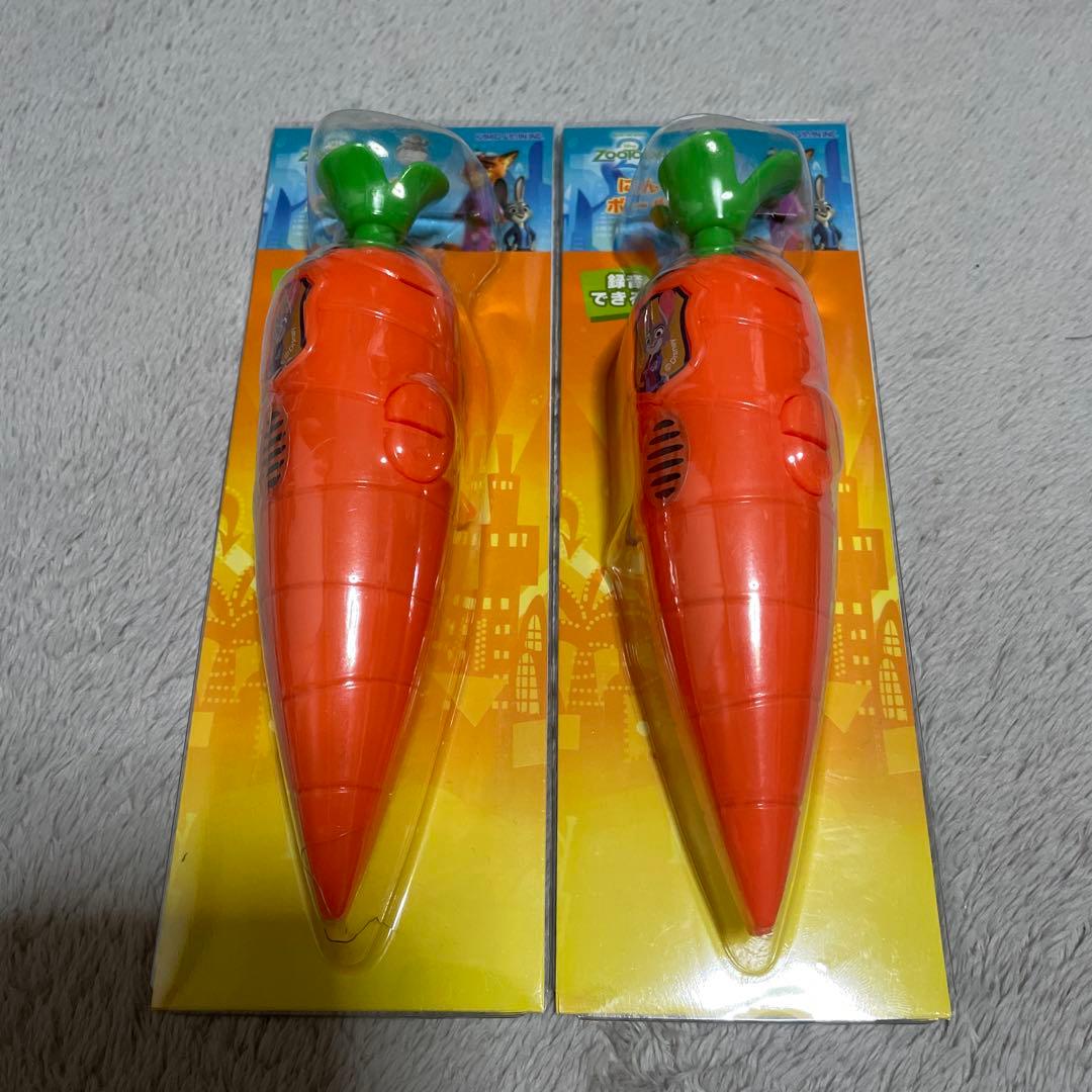 ズートピア2 にんじんボールペン　録音機能付き 2本セット