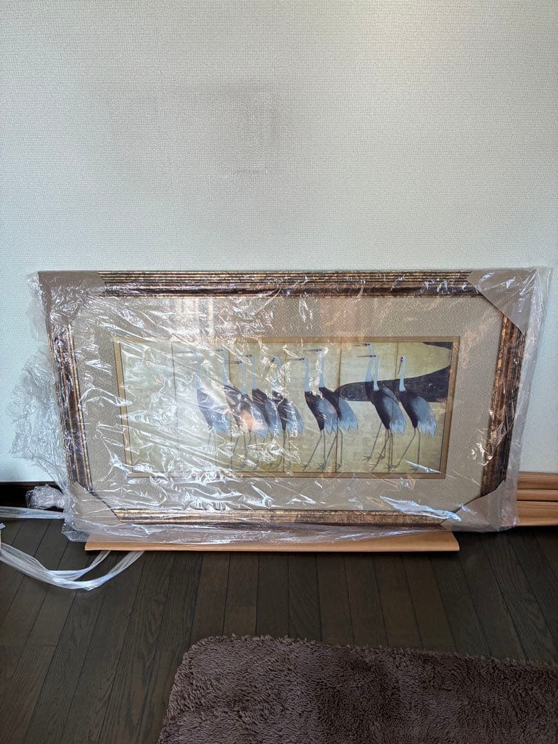 尾形光琳の郡鶴図