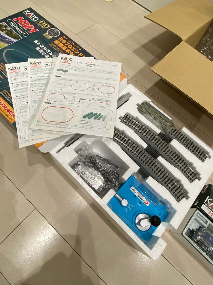 HOゲージ　HM1 3-105 EF510 500 JR貨物色(青) セット販売