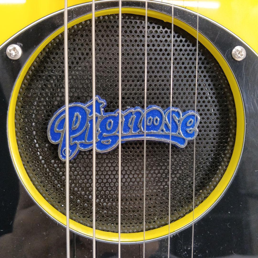 PIGNOSE PGG イエロー エレキギターセット ケース 上140