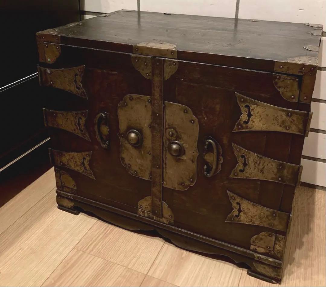 お得！韓国より輸入♪リアル李朝家具棚机