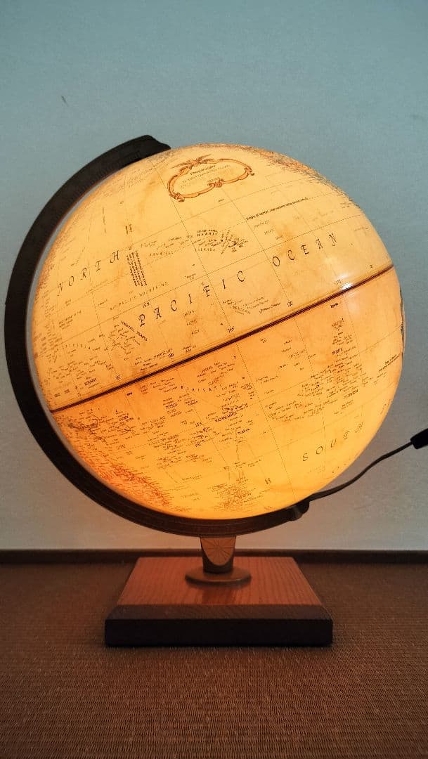 Replogle 地球儀 約30cm 木製スタンド付き
