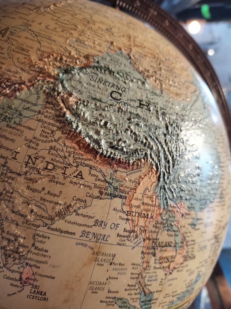 Replogle 地球儀 約30cm 木製スタンド付き