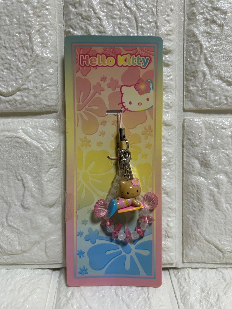 ご当地キティ【グアム限定】根付ストラップ 2点セット 2003・2006年