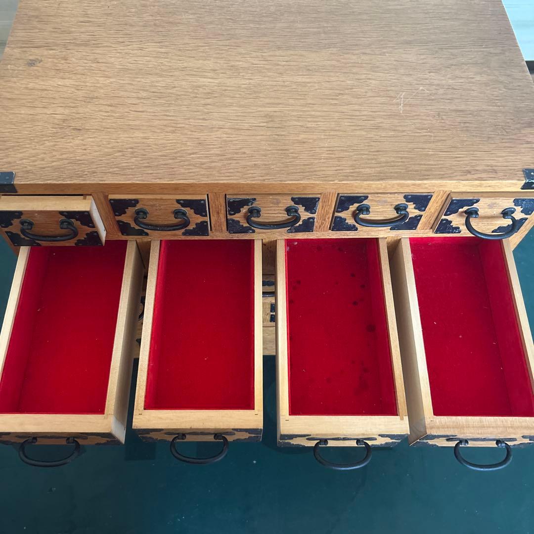 箪笥 薬箱　木製タンス 希少品　収納