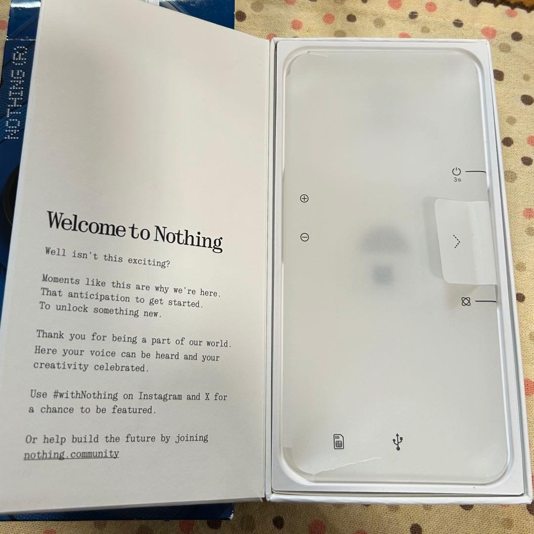 Nothing Phone （3a）　ブルー