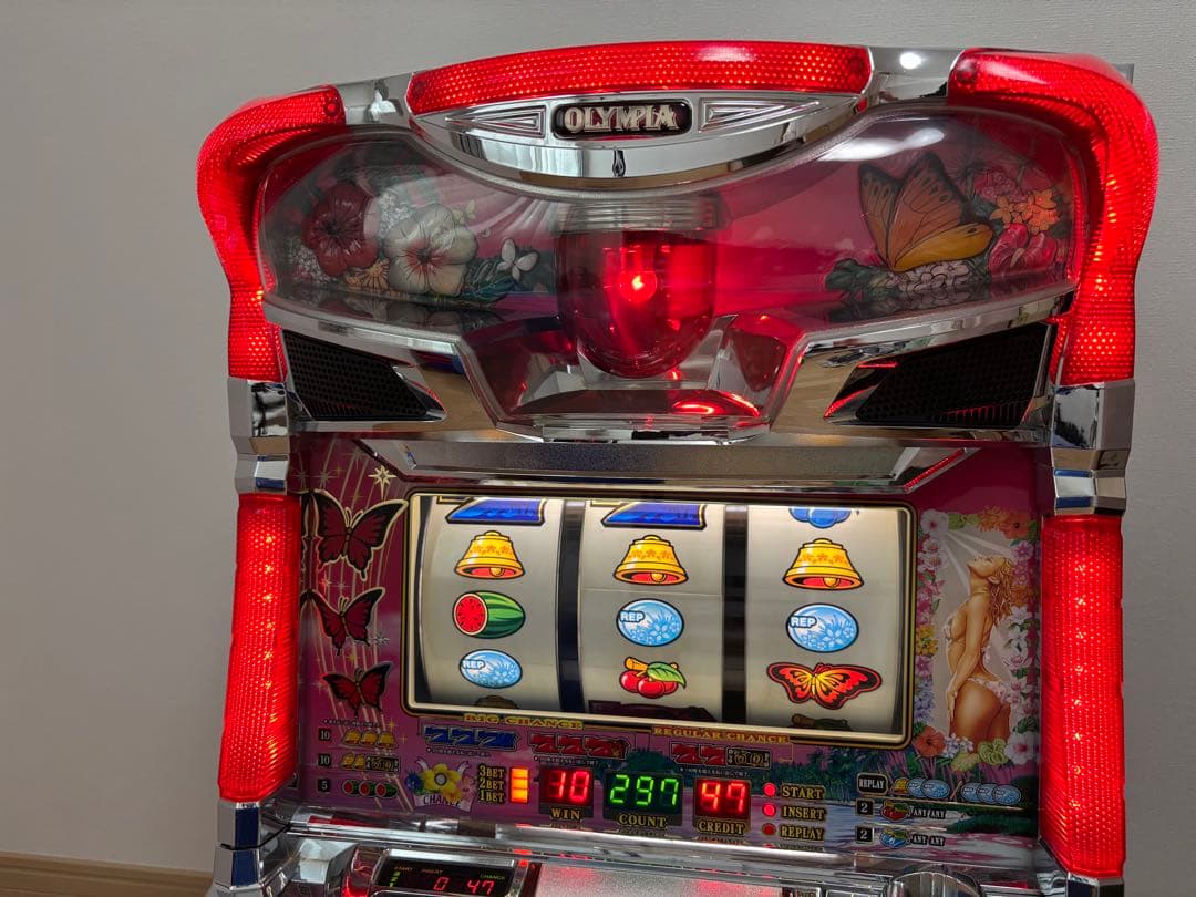 激レア台 家スロ OLYMPIA 南国美人 パチスロ機