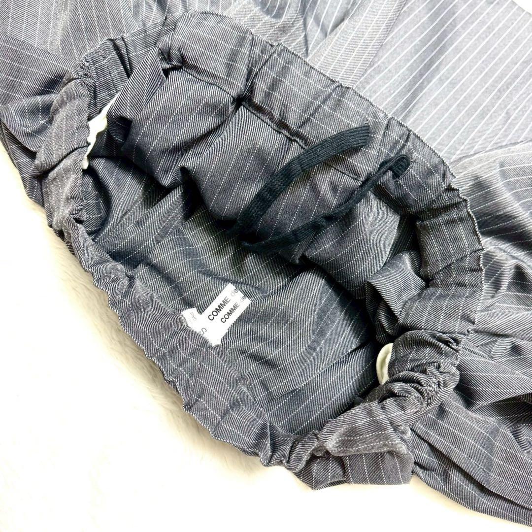 コムデギャルソンコムデギャルソン バルーンパンツ サルエル ストライプ 24SS