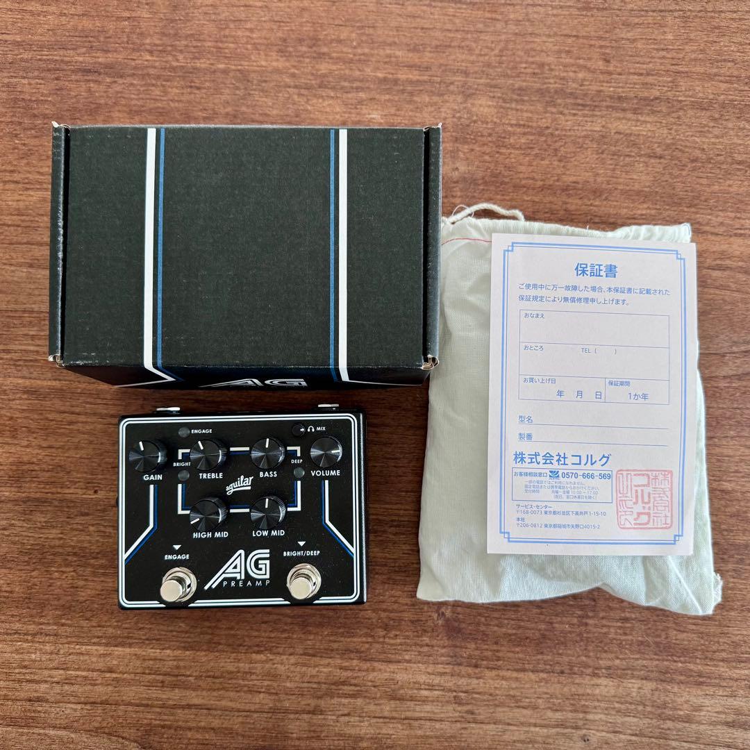aguilar AG PREAMP DI PEDALプリアンプ