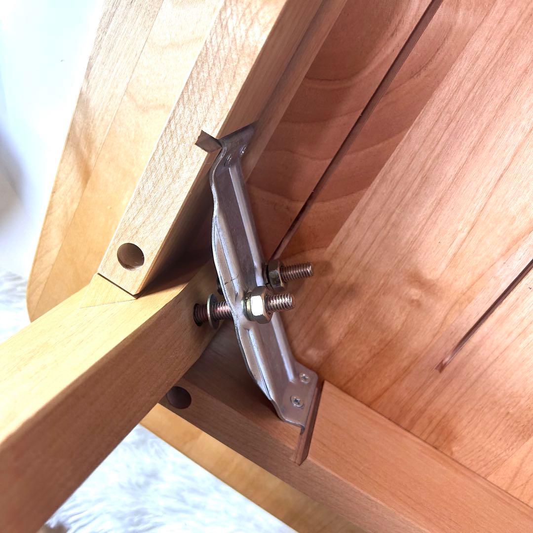 波乗人　無印良品　ダイニングテーブル 天然木　無垢材　テーブルのみ