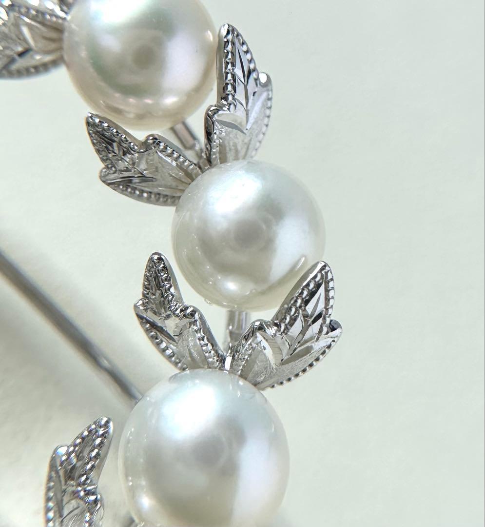 MIKIMOTO アコヤベビーパールブローチ SV