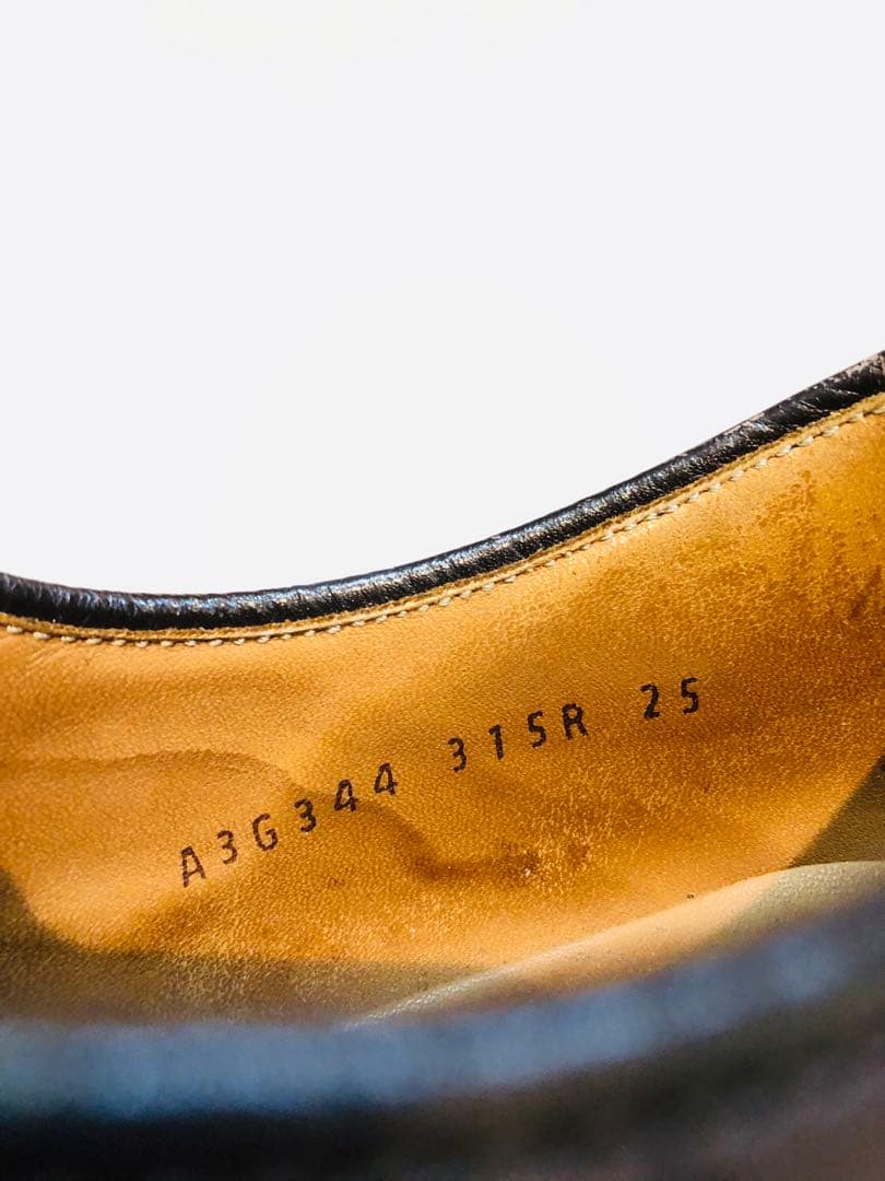 ★美品★定価34,100円！リーガル 315R ストレートチップ 25EE