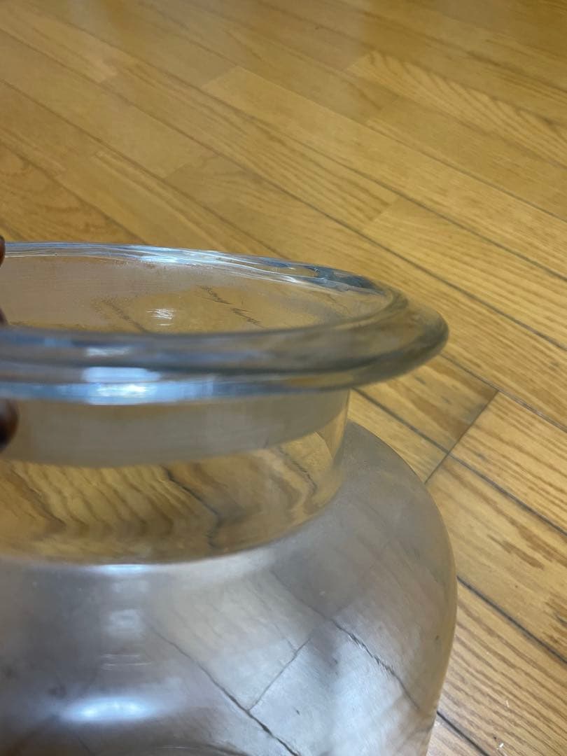 透明ガラス蓋付きウランガラス