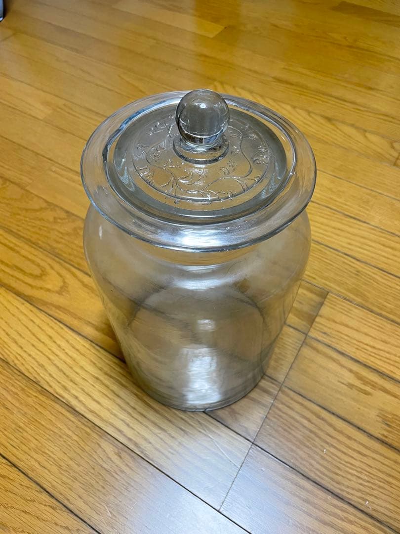 透明ガラス蓋付きウランガラス