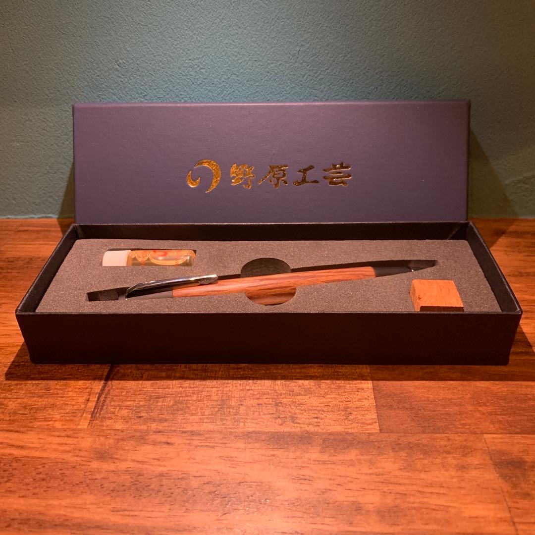 野原工芸シーオークシャープペンシル　新型　シルバー金具