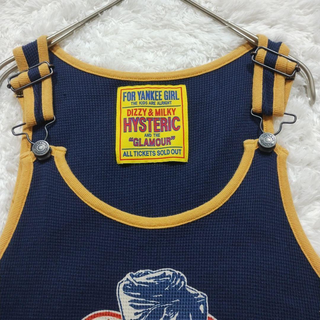 ✨超希少✨ヒステリックグラマー　ヒスガール　ロゴ　タンクトップ　ネイビー　Y2K