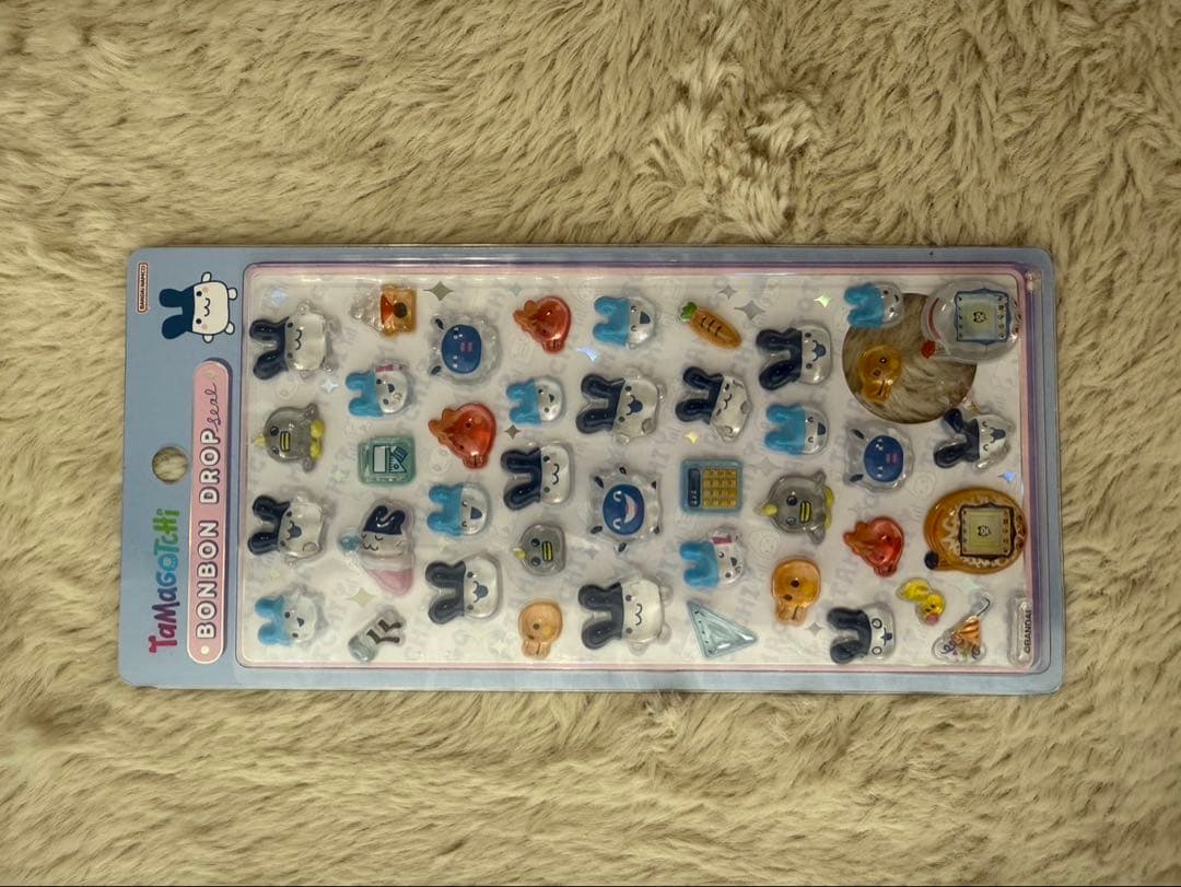 たまごっち ボンボンドロップ4枚＋ブロックタイルシール＋たまごっちガチャまるっち