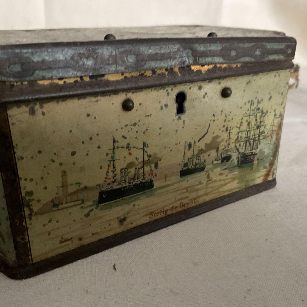 BOX SERIE- 手紙箱 鍵付き 1891年 露仏同盟記念 歴史的