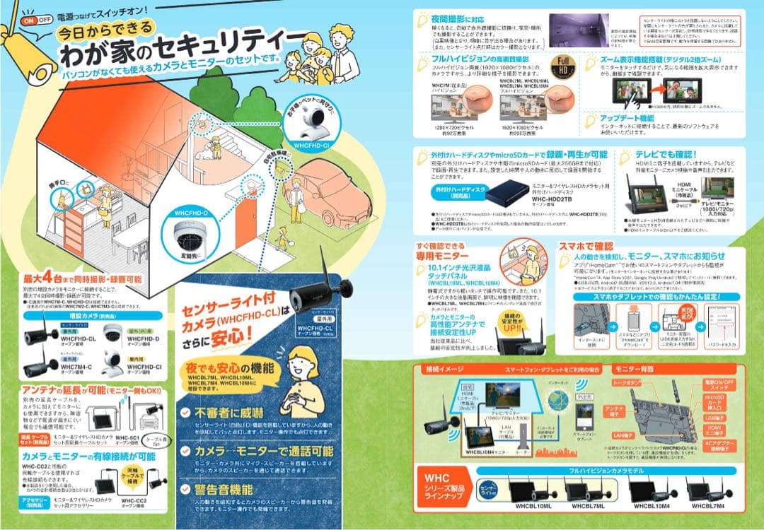 マスプロ　防犯カメラ